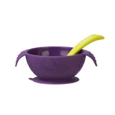 B.BOX Silikonowa miseczka z przyssawką i łyżeczką Passion Splash