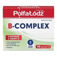 B-COMPLEX POLFA ŁÓDŹ 50 tabletek odporność, zmęczenie