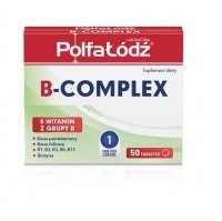 B-COMPLEX POLFA ŁÓDŹ 50 tab, odporność,zmęczenie