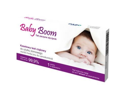 BABY BOOM test ciążowy kasetowy 1 sztuka
