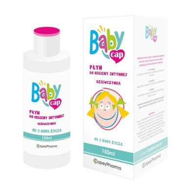 BABYCAP płyn do higieny intymnej DZIEWCZYNKA od 2-go roku życia 150 ml