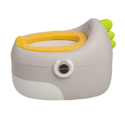 Babyhood Dino 3w1 Nocnik dziecięcy z wyjmowanym wkładem - szary