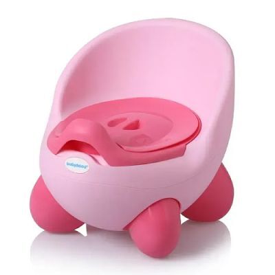 Babyhood Kew Kew Nocnik dziecięcy z wyjmowanym wkładem - różowy