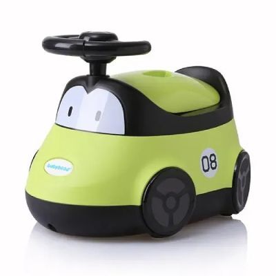 Babyhood Samochód Nocnik dziecięcy z wyjmowanym wkładem - zielony