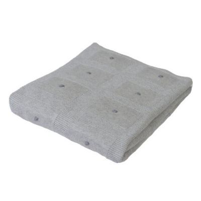 BabyMatex Kocyk ACCENT, szary (80x100cm)