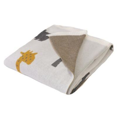 BabyMatex Kocyk PATTERN, zwierzątka (80x100cm)