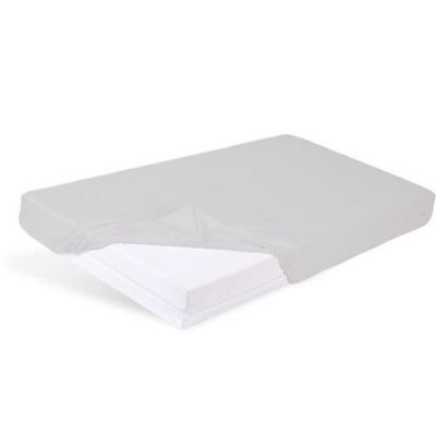 BabyMatex Prześcieradło BAMBOO z gumką 60x120cm SZARE