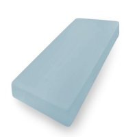 BabyMatex Prześcieradło jersey z gumką, niebieskie (60x120cm)