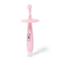 BabyOno Bezpieczna szczoteczka do zębów 6 m+ różowa, 1 szt.