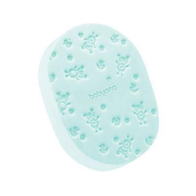 Babyono Gąbka kąpielowa dla dzieci i niemowląt miętowy, 1 szt.