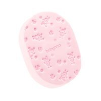 Babyono Gąbka kąpielowa dla dzieci i niemowląt różowa, 1 szt.