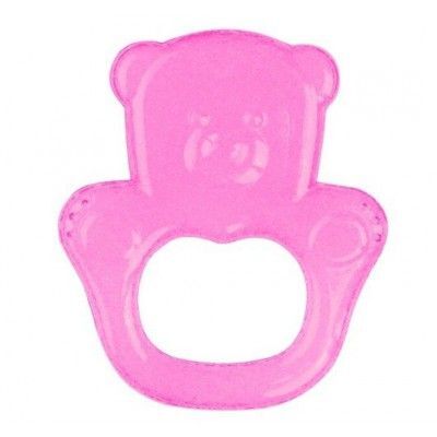 BABYONO Gryzak żelowy MIŚ róż 1013