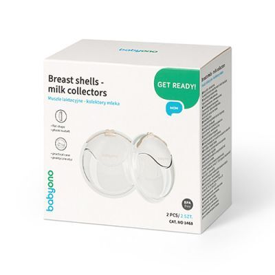 Babyono Muszle laktacyjne - kolektory mleka, 2 szt.