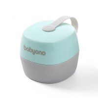 BABYONO NATURAL NURSING Pojemnik na smoczek seledynowy, 1 sztuka