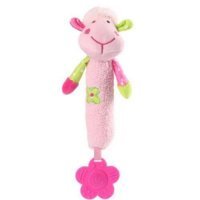 BABYONO Piszczek Sweet Lambie - różowy 606