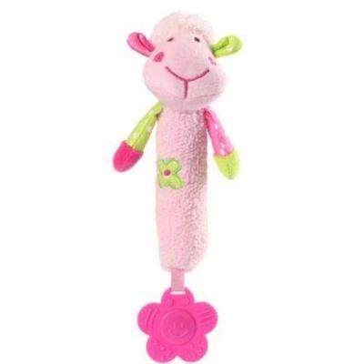 BABYONO Piszczek Sweet Lambie - różowy 606