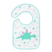 BABYONO Śliniak frotte 23x37cm Dino zielony 6m+ 832