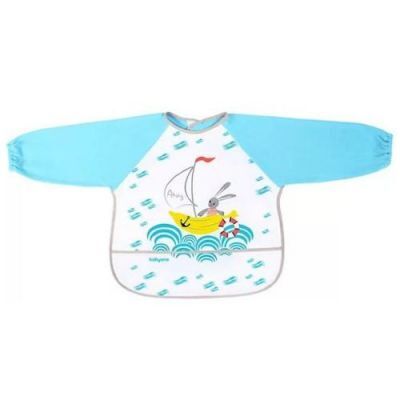 BABYONO Śliniak z długim rękawem 24m+ BABY ADVENTURER mix kolorów, 1szt.