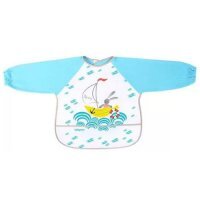 BABYONO Śliniak z długim rękawem 24m+ BABY ADVENTURER mix kolorów, 1szt.