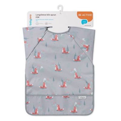 BabyOno Śliniak z długim rękawem FOX 1477/03