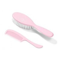 BABYONO Szczoteczka i grzebień do włosów dla dzieci i niemowląt 569/03 różowy