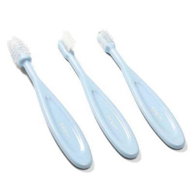 BABYONO Szczoteczki do zębów - błękitne 550/02
