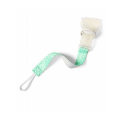 BABYONO Tasiemka do smoczka z klipsem 712 miętowy