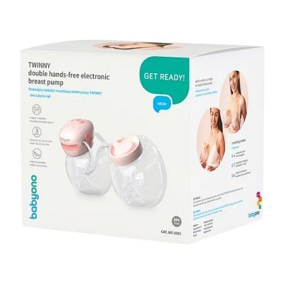 BABYONO TWINNY Podwójny laktator muszlowy elektryczny (1002)