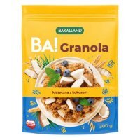 BAKALLAND BA! Granola klasyczna z kokosem, 300g