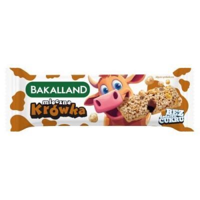 BAKALLAND Baton Mleczna Krówka o smaku toffie, 25 g
