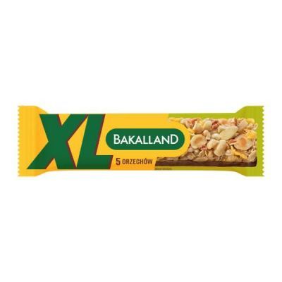 Bakalland Baton zbożowy XL 5 orzechów, 55 g
