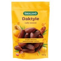 Bakalland Daktyle całe owoce, 100 g