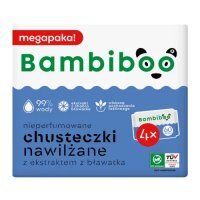 Bambiboo Chusteczki nawilżane z ekstraktem z bławatka, 4x 60 szt.