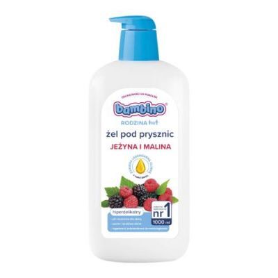 Bambino Rodzina Żel pod prysznic Jeżyna i malina, 1000 ml