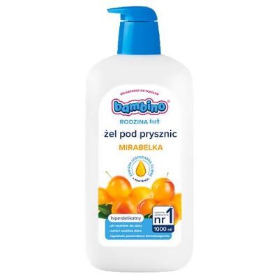 BAMBINO RODZINA Żel pod prysznic Mirabelka 1000 ml