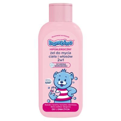 Bambino Żel do mycia ciała i włosów 2w1 hipoalergiczny, 400 ml