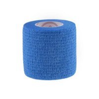 Bandaż samoprzylepny kohezyjny lateksowy niebieski 5cm x 4.5m, 1 sztuka