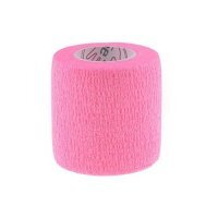 Bandaż samoprzylepny kohezyjny lateksowy róż 5cm x 4.5m, 1 sztuka