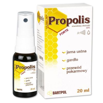 BARTPOL Propolis Forte etanolowy 10% ekstrakt, 20 ml