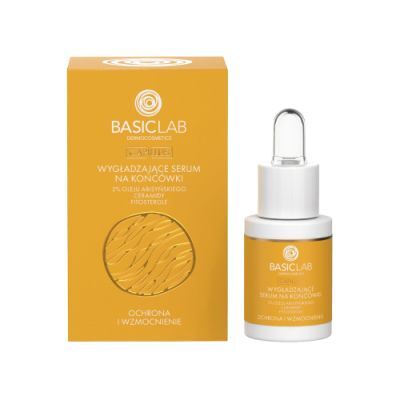 BASICLAB Capillus Wygładzające serum na końcówki Ochrona i Wzmocnienie, 15ml