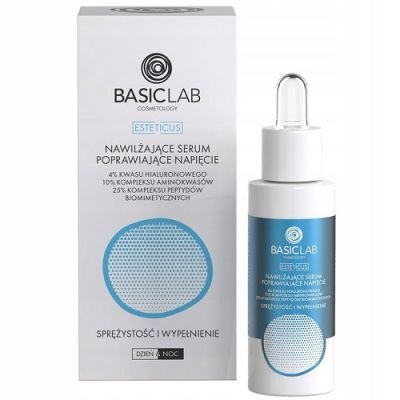 BASICLAB Serum nawilżające poprawiające napięcie 10% komplesu aminokwasów 30 ml