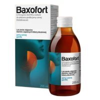 Baxofort 0,74 mg Roztwór do płukania jamy ustnej i gardła, 200 ml