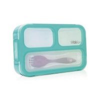 BBluv Lunchbox z widelcem Bento niebieski 3m+ 1szt.