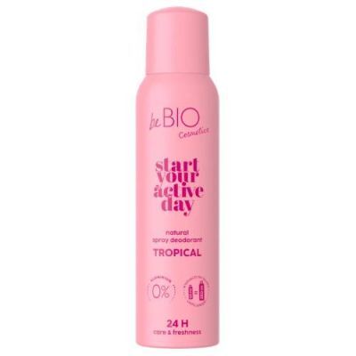 BE BIO EWA CHODAKOWSKA Start Your Active Day Naturalny dezodorant do ciała Tropical, 125 ml