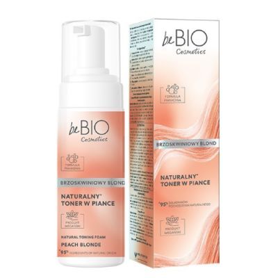 BE BIO Naturalny toner do włosów w piance Brzoskwiniowy blond, 120 ml