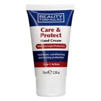 Beauty Formulas Care &amp; Protect Krem do rąk na noc, 75 ml