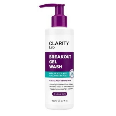 Beauty Formulas Clarity Lab Breakout Wash Żel do mycia twarzy, 200 ml