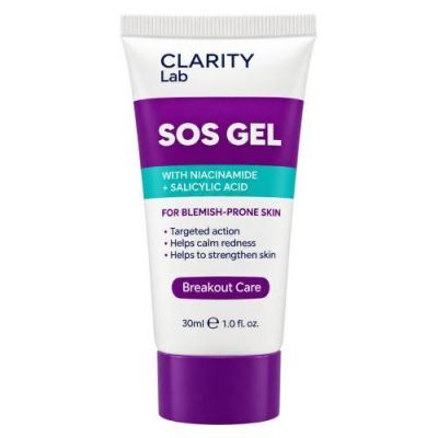 Beauty Formulas Clarity Labs SOS Żel do mycia twarzy, 30 ml
