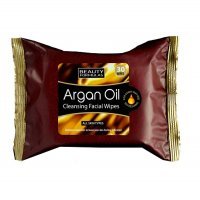 BEAUTY FORMULAS Oczyszczające chusteczki z olejkiem arganowym 30 sztuk