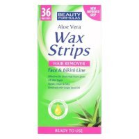 BEAUTY FORMULAS Plastry do depilacji Mini Cold Wax 36 sztuk
